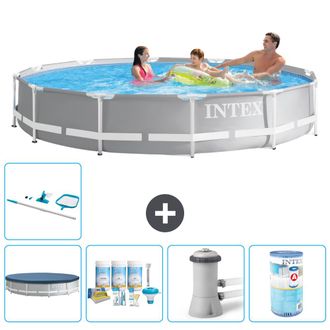 Intex Piscina Prism Frame Redonda - 366x76 Cm - 7-piezas S31902