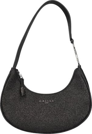Ga&euml;lle Paris Microglitter Stof Tas - Dames - Schoudertassen - Zwart - ONE Size - Tassen