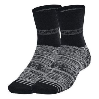 Under Armour Essential Hi Lo Socks 2-Pack Black 1365746-001