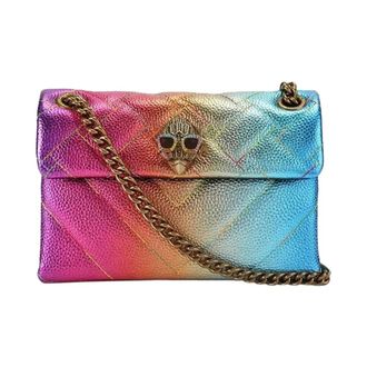 Kurt Geiger Shoulder Bags, female, Multicolor, Size: ONE SIZE Mini Leather Kensington Bag
