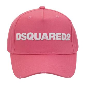 Dsquared2 Baseballpet - unisex - Petten - Roze - ONE Size - Katoen - Accessoires