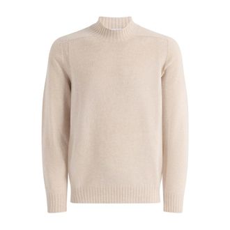 Gran Sasso Lupo Turtleneck - Heren - Truien - Beige - Maat: 2XL Wol