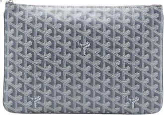 Goyard Pre-owned Clutches, female, Gray, Size: ONE SIZE Pre-owned The Senat