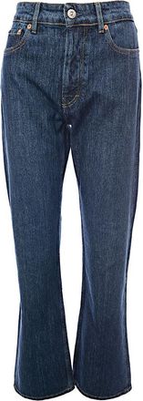 Our Legacy Womens Chain Twill Linear Cut In Blue - Size 29 (Waist)