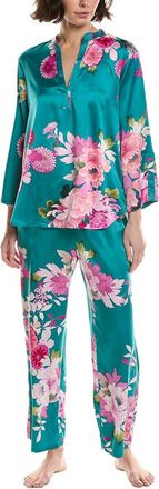 Natori 2Pc Empress Satin Pajama Set