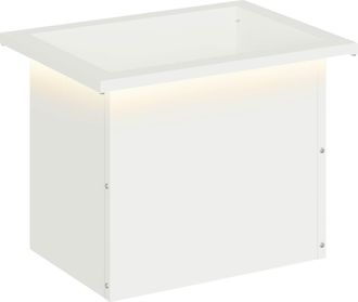 vidaXL Jardinera Para Jard&iacute;n Con Luces Led Blanco 30 X 40 X 30 Cm Vidaxl