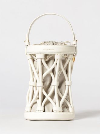 Coccinelle Borsa Koi Coccinelle in pelle a rete e tela di cotone