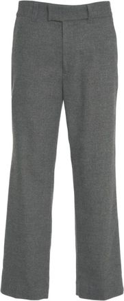 Paolo Pecora Broeken, Heren, Grijs, M, Klassieke Chino Broek Grigio Aw 25