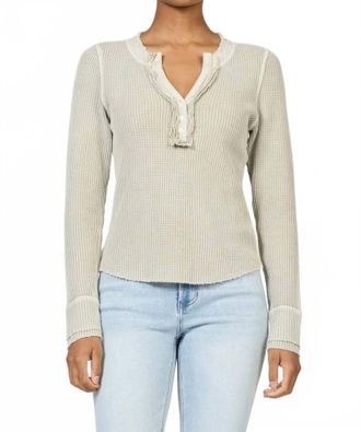 Dear John Denim Luna Thermal Top In Abbey Stone