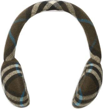 Burberry Paraorecchie a quadri - Marrone