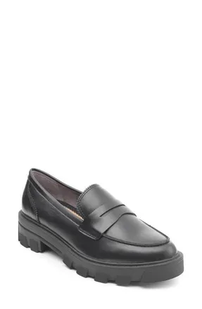 Me Too Laine Penny Loafer in Black at Nordstrom, Size 8.5
