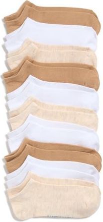 Vince Camuto Missy Basic Assorted 10-Pack Ankle Socks in Oatmeal Heather at Nordstrom Rack, Size 9/11