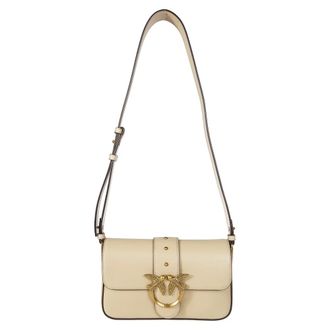 Pinko Cross Body Bags, female, Beige, Size: ONE SIZE Mini Love Bag Slouchy
