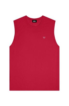Dalix Mens Lil Smile Muscle Tank in Red at Nordstrom, Size Xx-Large