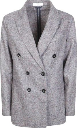 Circolo 1901 Giacca DP Resca Lana Seta - Dames - Jassen - Veelkleurig - Maat: XS Zijde
