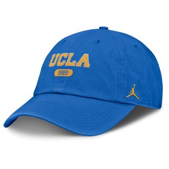 Nike Jordan Mens UCLA Modern Traditional Club Jordan Brand College Adjustable Hat in Blue | JC0144UUCL-6H1