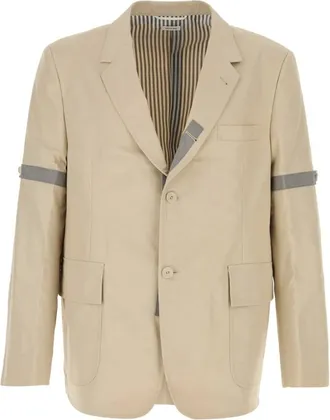 Thom Browne Hombre, Chaquetas, Beige, Talla: XL