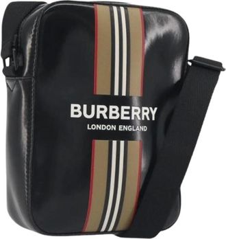 Burberry Borsa a spalla Pre-owned in PVC e pelle - - Pre-owned - Donna - Nero - ONE SIZE