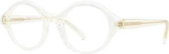 Loewe Unisex Black Round Eyeglass Frames LW50098I 057