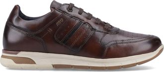 Pod Arrow Mens Leather Shoes - Tan - Size UK 12