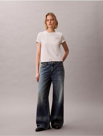 Calvin Klein Jeans Calvin Klein Womens Monogram T-Shirt - Neutral - XL