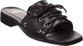 Bruno Magli Ivette Leather Flat Sandal