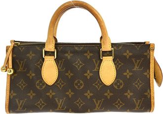 Louis Vuitton Popincourt Handle Bag Monogram Canvas Brown Canvas Handbag (Pre-Owned)