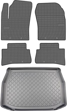 OEM Juego De Alfombrillas De Goma Para El Coche Y El Maletero Para El Suv Toyota C-hr De Noviembre De 2019