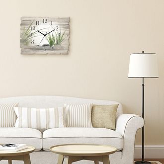 Artland Wanduhr »3 D Steine« wahlweise mit Quarz- oder Funkuhrwerk, lautlos ohne Tickgeräusche