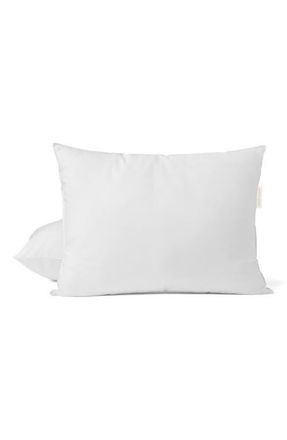 Coyuchi Feather & Down Pillow in White at Nordstrom, Size Standard