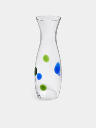 CARLO MORETTI Bora Hand-Blown Murano Glass Carafe (37oz/1L)