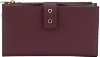 Pourchet Accessoires, Dames, Rood, ONE Size, Leer, Large Wallet Hebdo