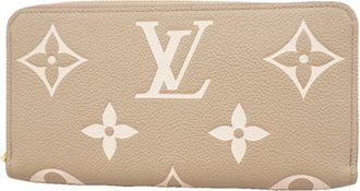 Louis Vuitton Cream Tourterelle Long Wallet (Bi-Fold) (Pre-Owned)