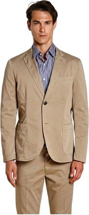 Mason's Da Vinci Travel Blazer - Heren - Blazers - Groen - L - Katoen - Jassen