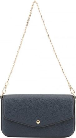 Pourchet Club Clutch - Dames - Schoudertassen - Blauw - ONE Size - Leer - Tassen