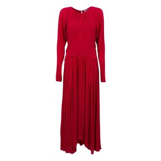 Isabel Marant Kleedjes, Dames, Rood, M, Galina Maxi Jurk