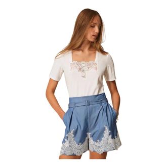 Twinset T-Shirt - female - Twinset - T-Shirts - White - XS - Tops