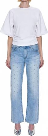 Pistola Denim Lexi Straight Leg Barrel Jeans In Aries