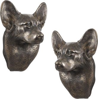 OEM Pembroke Welsh Corgi - Estatuilla De Perro, Busto Colgante, Decoraci&oacute;n &Uacute;nica Para Un Amante De Los Perros De Art-dog
