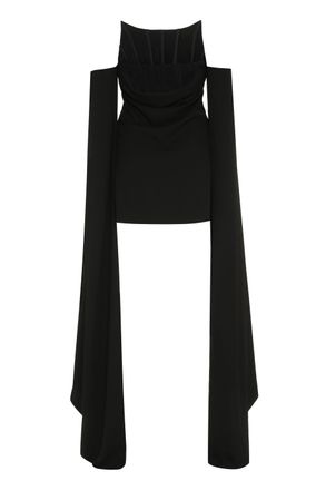 Giuseppe Di Morabito Reinforced Corset Mini Dress - Black