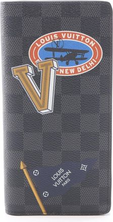 Louis Vuitton Black Pvc Long Wallet (Bi-Fold) (Pre-Owned)