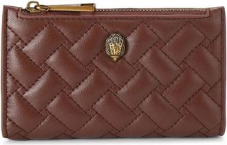 Kurt Geiger Kensington Portemonnee - Dames - Accessoires - Bruin - Maat: ONE Size Leer