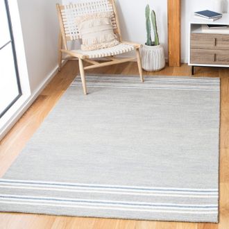 Safavieh Metro Hand Made Area rug, Grey / Blue Contemporary Style Non-Shedding