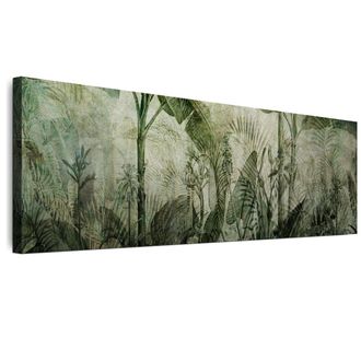 OEM Cuadro Sobre Lienzo Italiano De 120 X 40 Cm - Estilo Jungla Urbana - Naturaleza Cuadro Sobre Lienzo Italiano De 135 X 45 Cm - Estilo Jungla Urbana - N