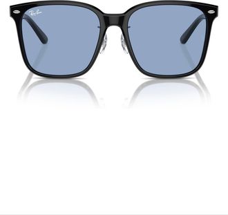 Ray-Ban Slim Square 57mm Sunglasses in Black at Nordstrom