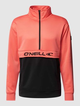 O'Neill Troyer mit kurzem Rei&szlig;verschluss in Koralle, Gr&ouml;&szlig;e XXL
