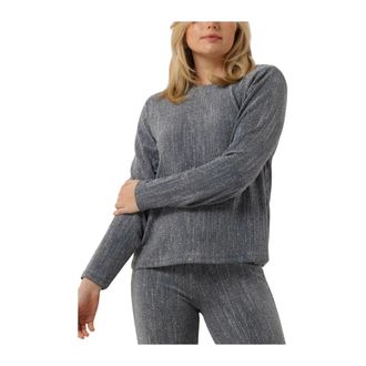 Levete Room Dames, Blouses & Shirts, Grijs, Maat: M Poliester