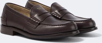 Prada Leather penny loafers