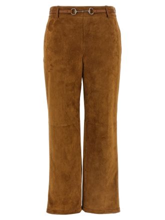 Gucci Brown Calfskin Womens Pants