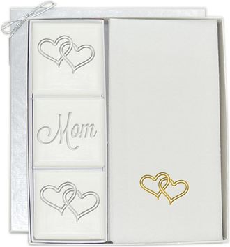Carved Solutions Double Hearts For Mom Soap And Towel Set
